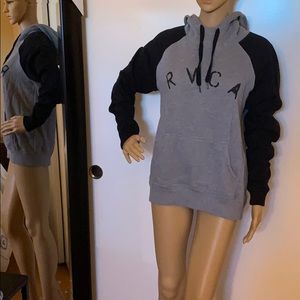 RVCA. Fleece hoodie. Size Medium.